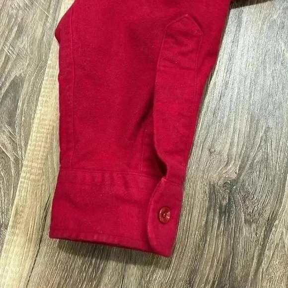 LL‎ Bean vintage Chamois Heavy Weight Flannel Shirt Red button up Men’s XL-TALL - Picture 9 of 14